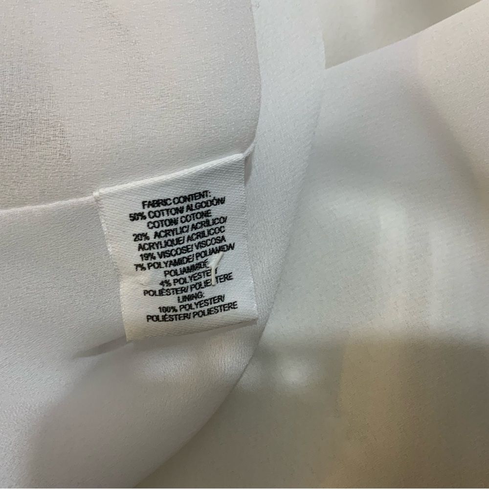 10 Crosby Derek Lam Womens Tassel Weave Tank Top White Size 4 - Picture 7 of 7